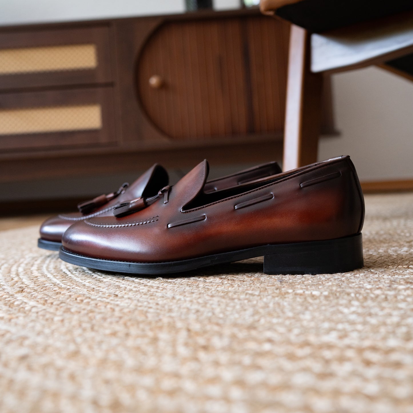 Loafer Tassel braun
