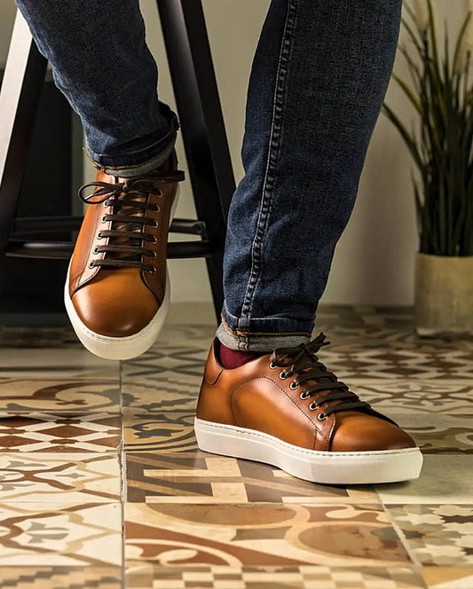 Sneaker Herren, Herren Sneaker, Weiße Sneaker Herren, Elegante Sneaker Herren, Sportlich-elegante Herrenschuhe