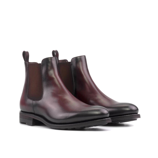GI-5615 Chelsea Boot, Chelsea Boots Herren, burgundy Herrenstiefel, burgundy Chelsea Boots, handgefertigte Lederboots, Goodyear Welted Chelsea Boot, Herrenschuhe Spanien, Chelsea Boot burgundy Leder, Premium Kalbsleder, elegante Herrenboots