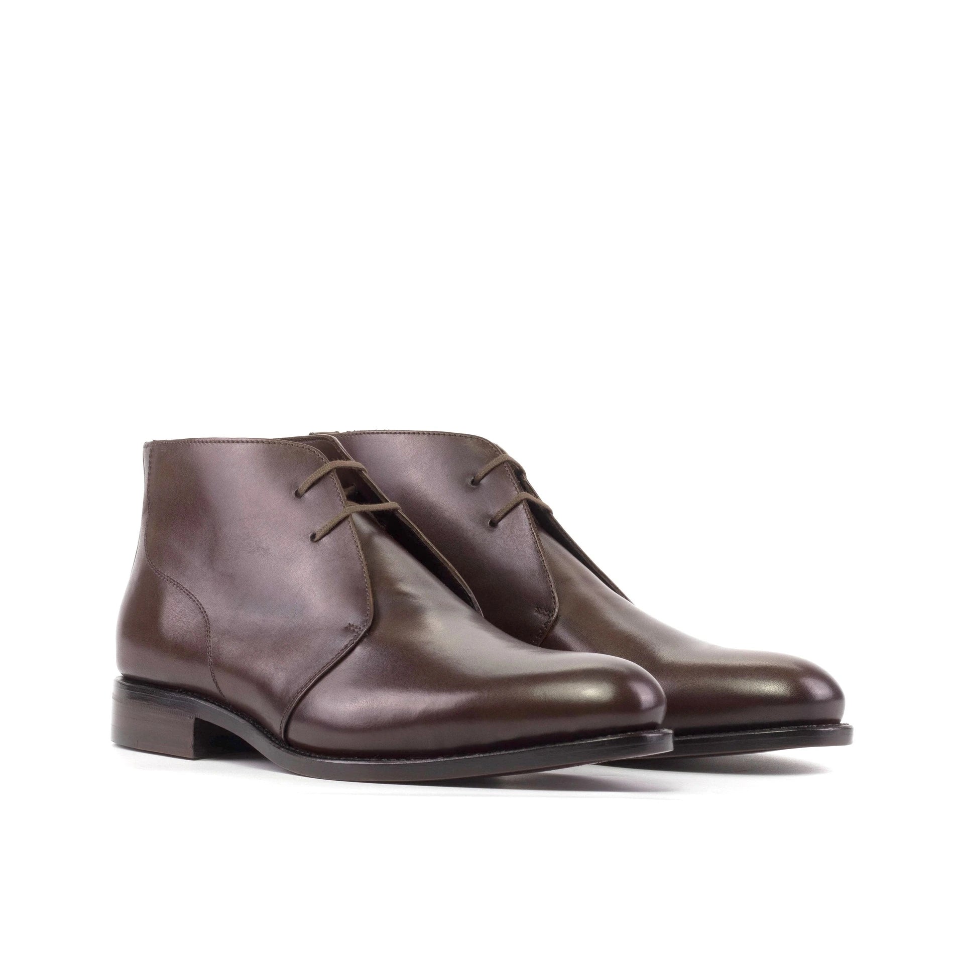 GI-5600 Chukka Boot, Chukka Boots Herren, dunkelbraune Herrenstiefel, handgefertigte Lederboots, Goodyear Welted Chukka, Herrenschuhe Spanien, elegante Freizeitboots, Business Boots Herren, Premium Kalbsleder