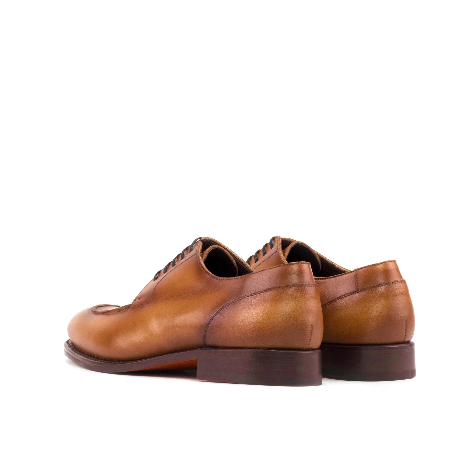 GI-5955 Derby, Derby Split Toe Cognac, Herrenschuhe Leder, handgefertigte Herrenschuhe, rahmengenähte Schuhe, Blake stitched Herrenschuhe, flexible Lederschuhe Herren, Split Toe Derby Herren, Premium Schuhe Herren, spanische Schuhmanufaktur, Cognac Herrenschuhe, Loafer
