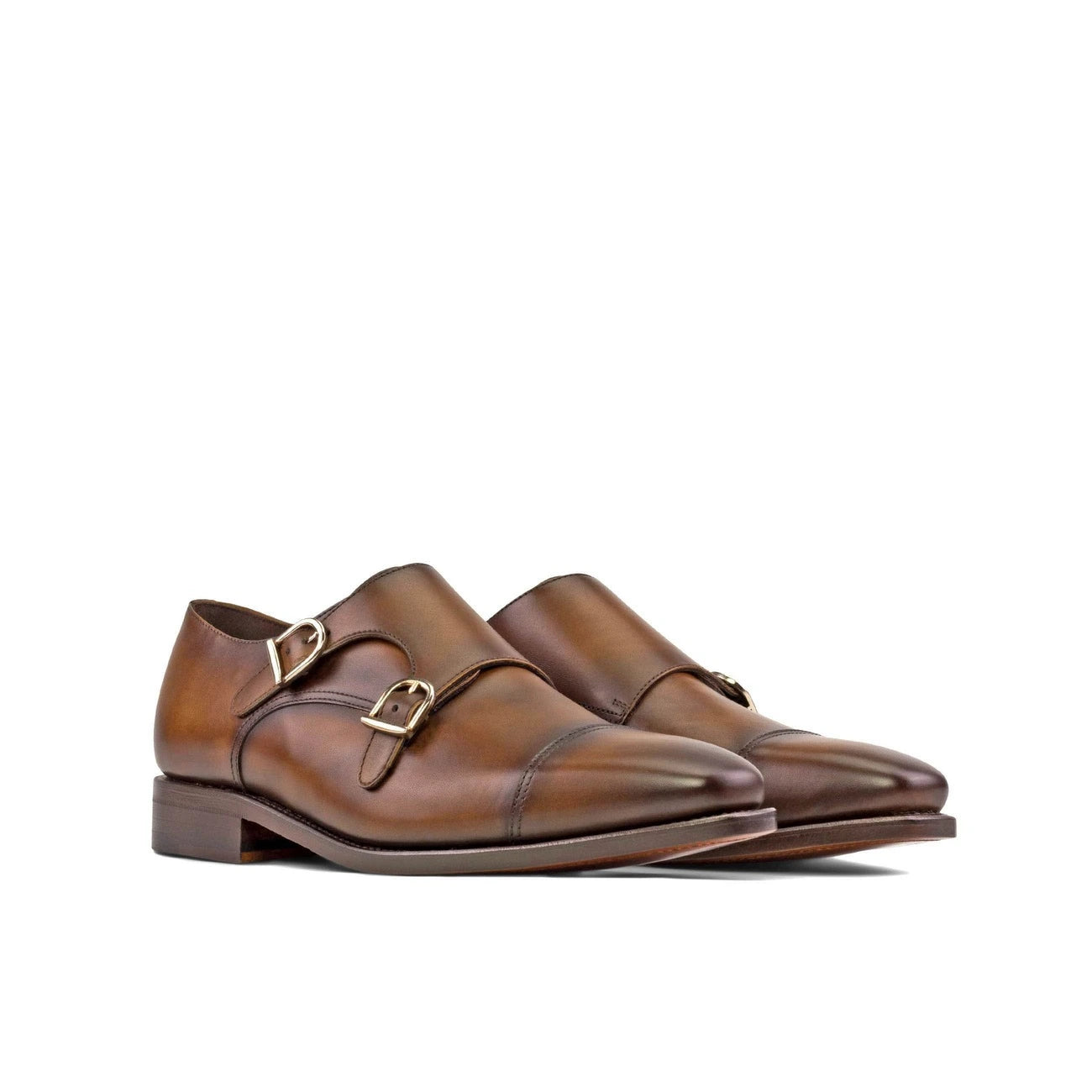monk strap schuhe, lederschuhe herren, business schuhe herren, monk schuhe, double monk cognac, handgefertigte herrenschuhe, rahmengenähte schuhe, elegante herrenschuhe, klassische monk schuhe, exklusive leder schuhe