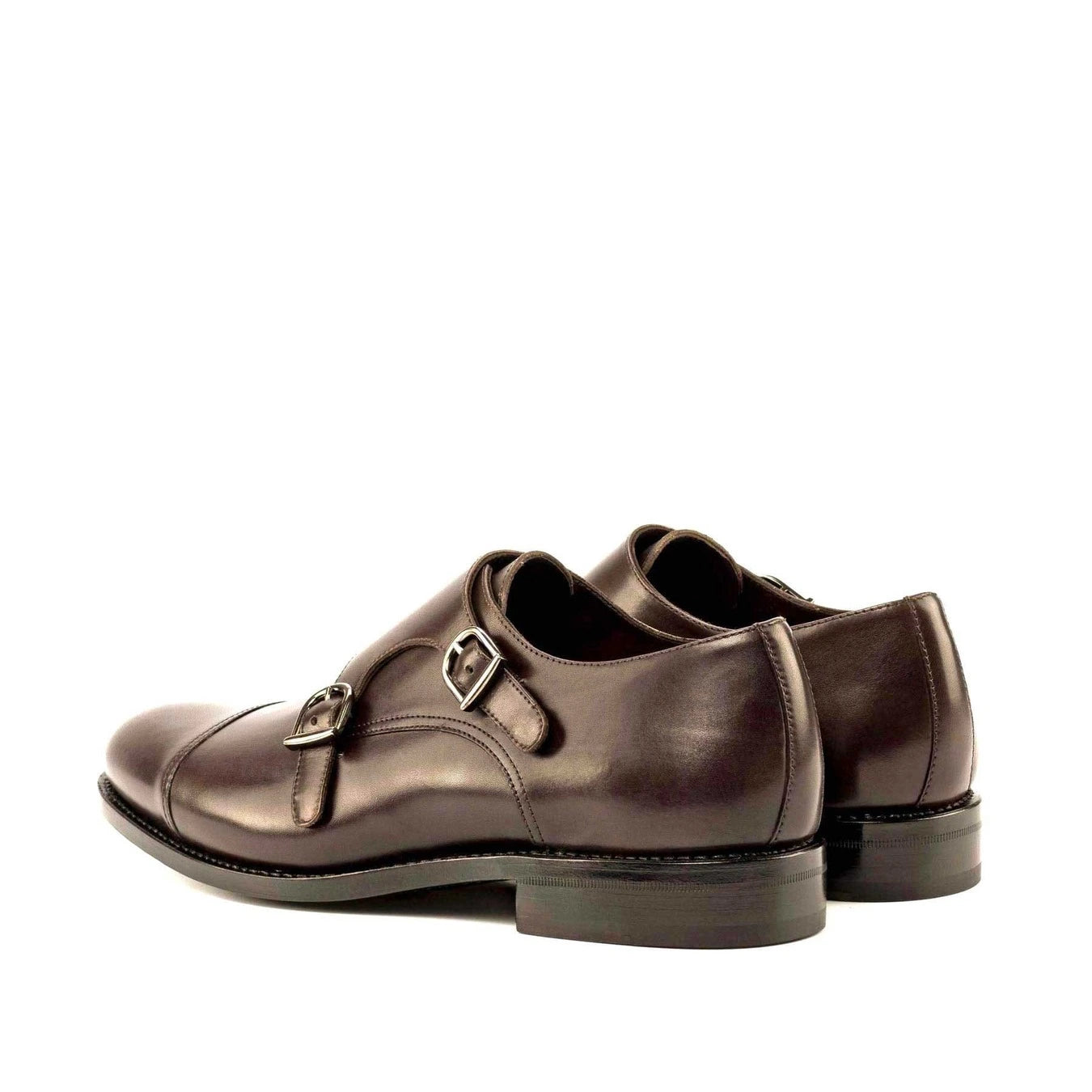 monk strap schuhe, lederschuhe herren, business schuhe herren, monk schuhe, double monk dunkelbraun, handgefertigte herrenschuhe, rahmengenähte schuhe, elegante herrenschuhe, klassische monk schuhe, exklusive leder schuhe