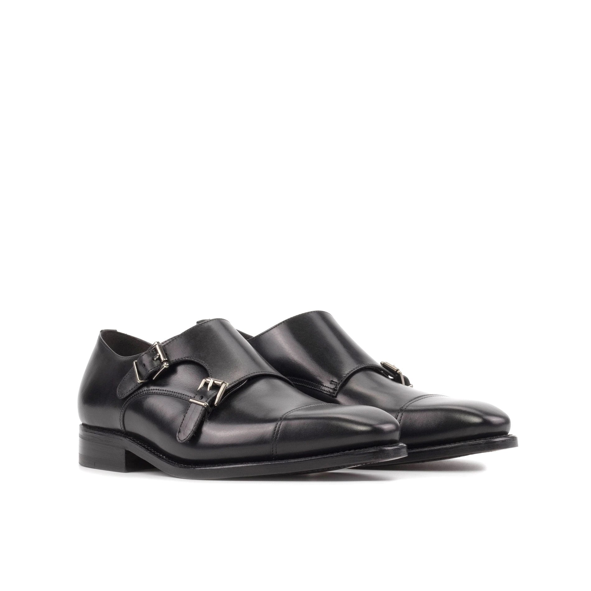 monk strap schuhe, lederschuhe herren, business schuhe herren, monk schuhe, double monk schwarz, handgefertigte herrenschuhe, rahmengenähte schuhe, elegante herrenschuhe, klassische monk schuhe, exklusive leder schuhe