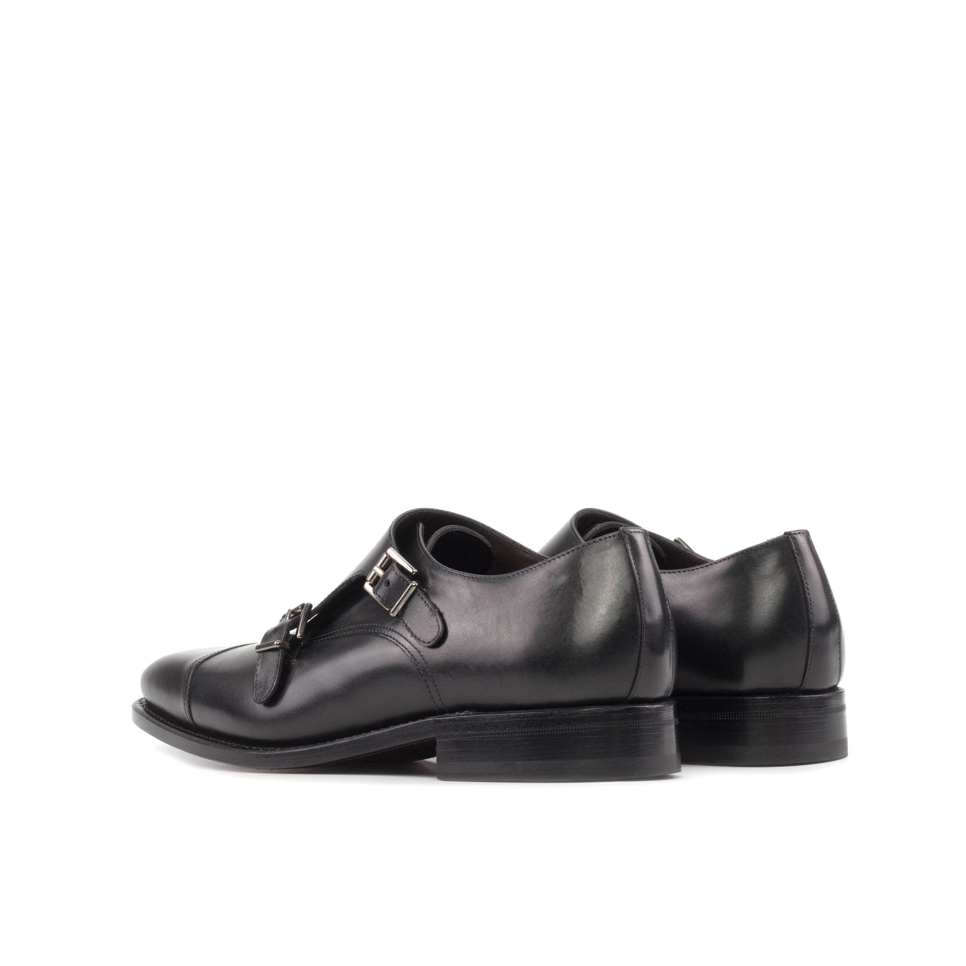 monk strap schuhe, lederschuhe herren, business schuhe herren, monk schuhe, double monk schwarz, handgefertigte herrenschuhe, rahmengenähte schuhe, elegante herrenschuhe, klassische monk schuhe, exklusive leder schuhe