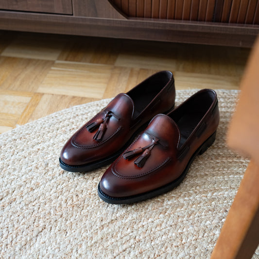 Loafer Tassel braun
