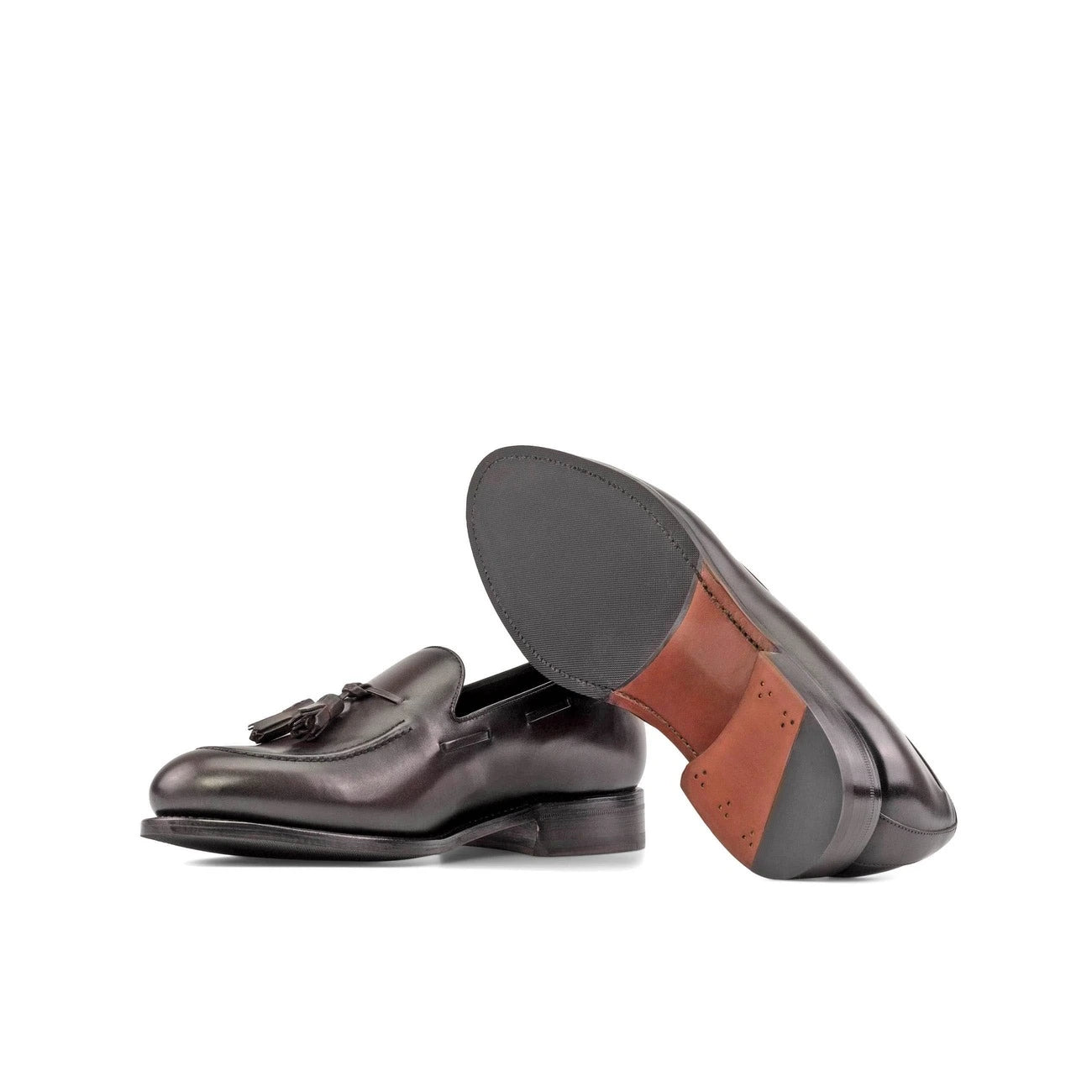 GI-5992 Loafer, Tassel Loafer Herren, Loafer Dunkelbraun, Herrenschuhe Leder, handgefertigte Herrenschuhe, Premium Herrenschuhe, elegante Lederschuhe Herren, spanische Schuhmanufaktur, hochwertige Loafer, braune Tassel Loafer