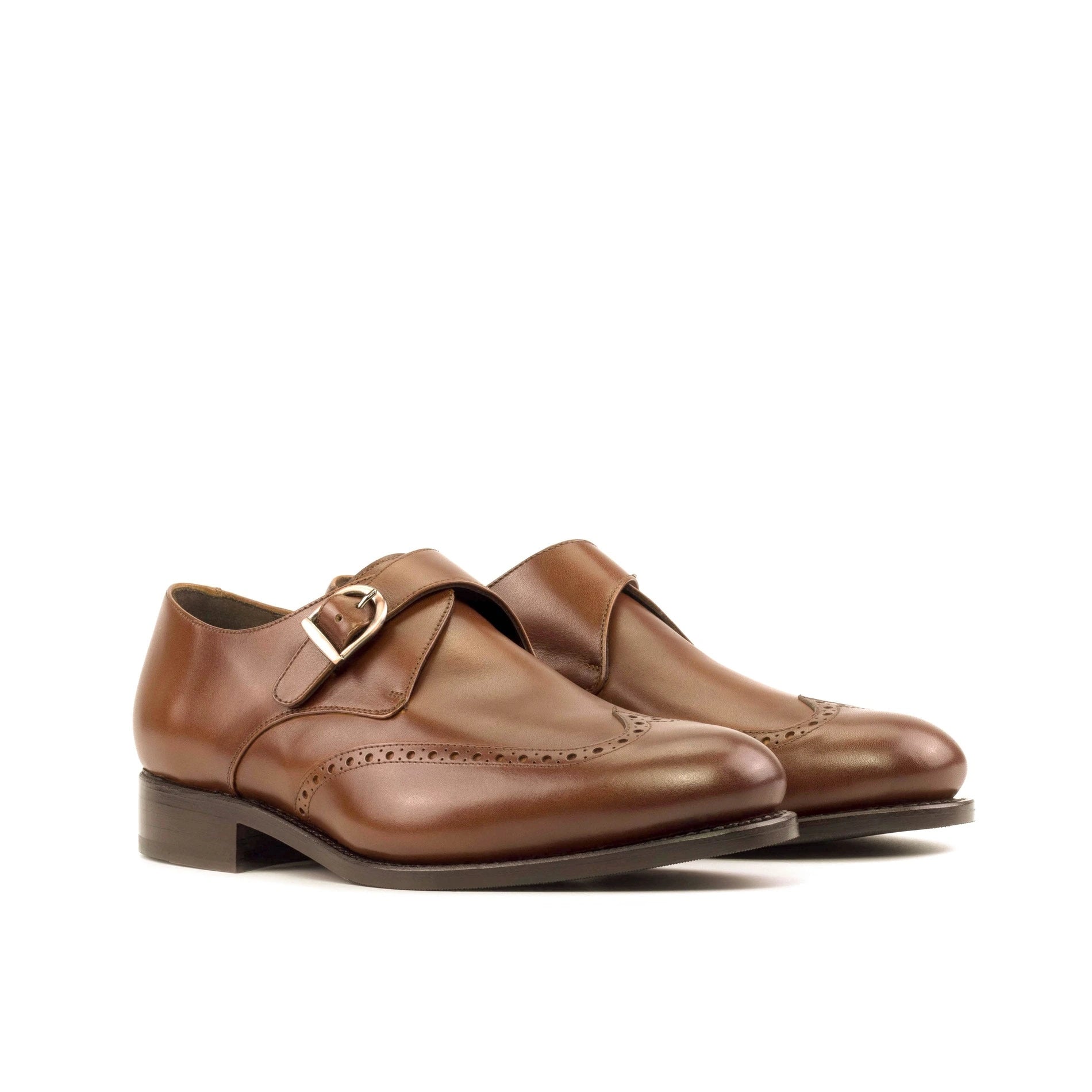 monk strap schuhe, lederschuhe herren, business schuhe herren, monk schuhe, single monk braun, handgefertigte herrenschuhe, elegante herrenschuhe, flexible herrenschuhe, klassische monk schuhe, minimalistische herrenschuhe