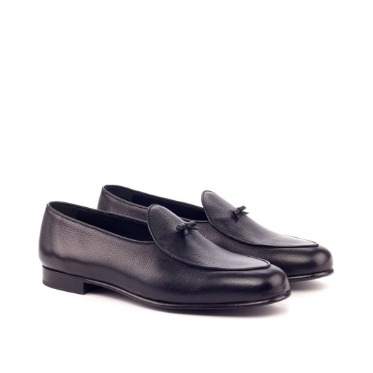 Belgian Slipper mit Schleife schwarz