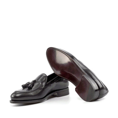 GI-5990 Loafer, Tassel Loafer Herren, Loafer Schwarz, Herrenschuhe Leder, handgefertigte Herrenschuhe, Premium Herrenschuhe, elegante Lederschuhe Herren, hochwertige Loafer, schwarze Tassel Loafer, spanische Schuhmanufaktur
